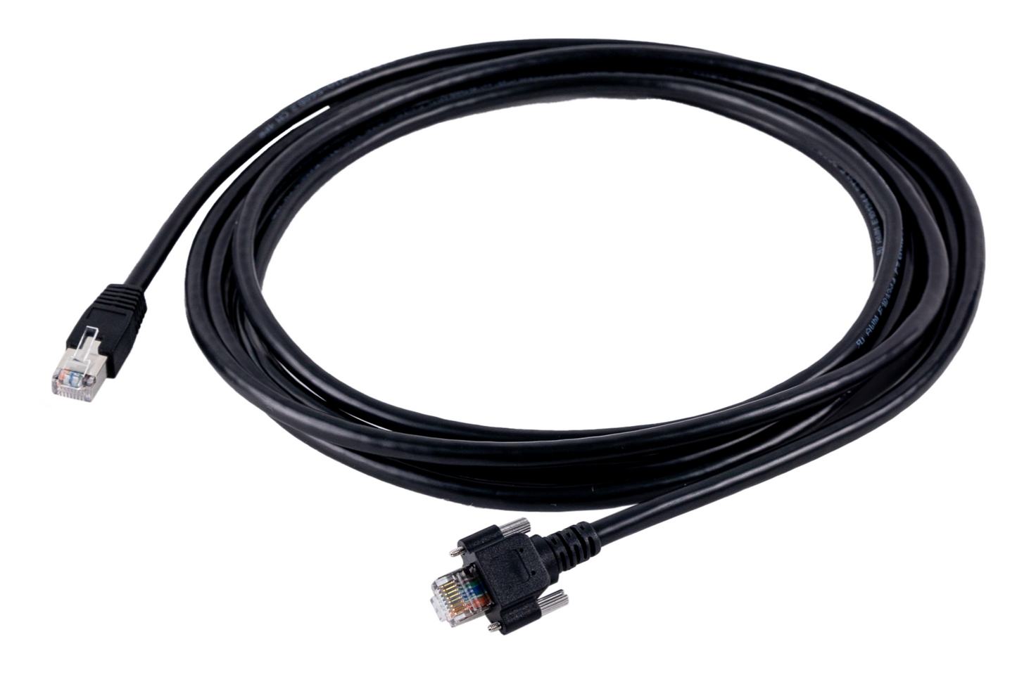 Cat.6A/RJ45 - RJ45ケーブル スクリューロック付