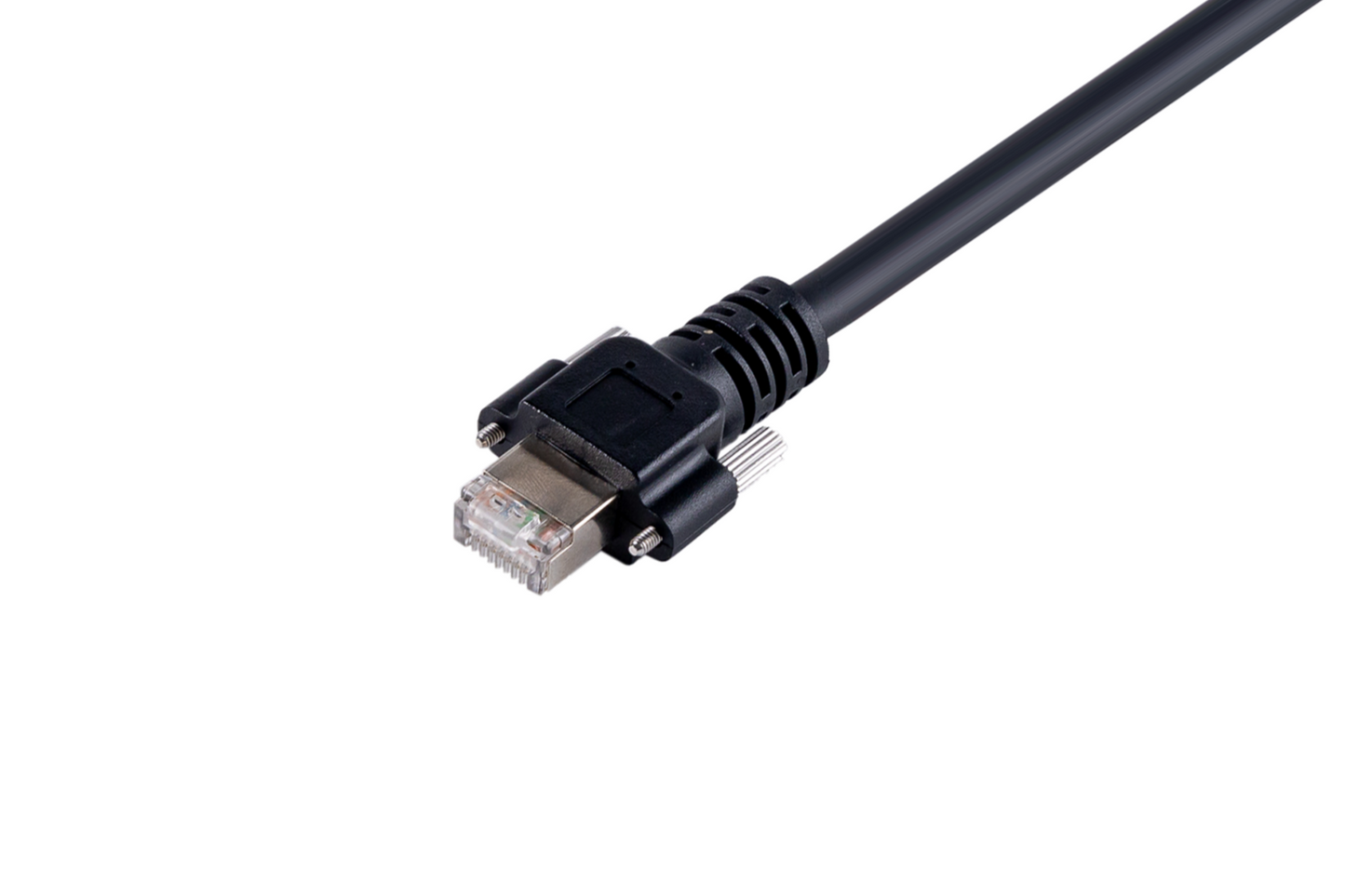 Cat.6A/RJ45 - RJ45ケーブル スクリューロック付
