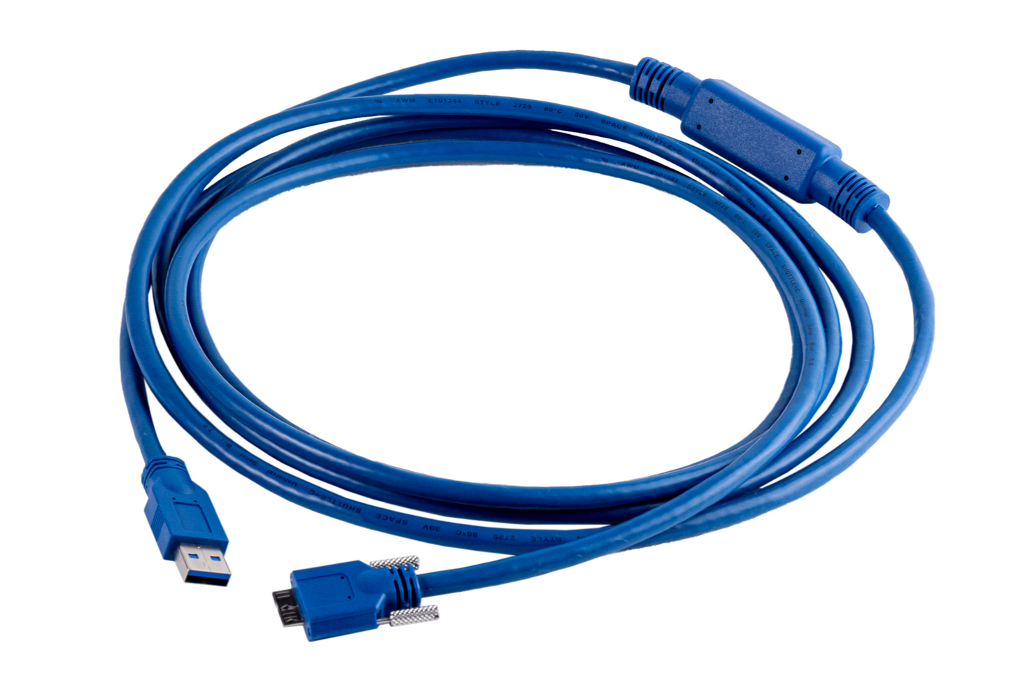 USB3.2 ACC/Type A - Micro B ケーブル スクリューロック付