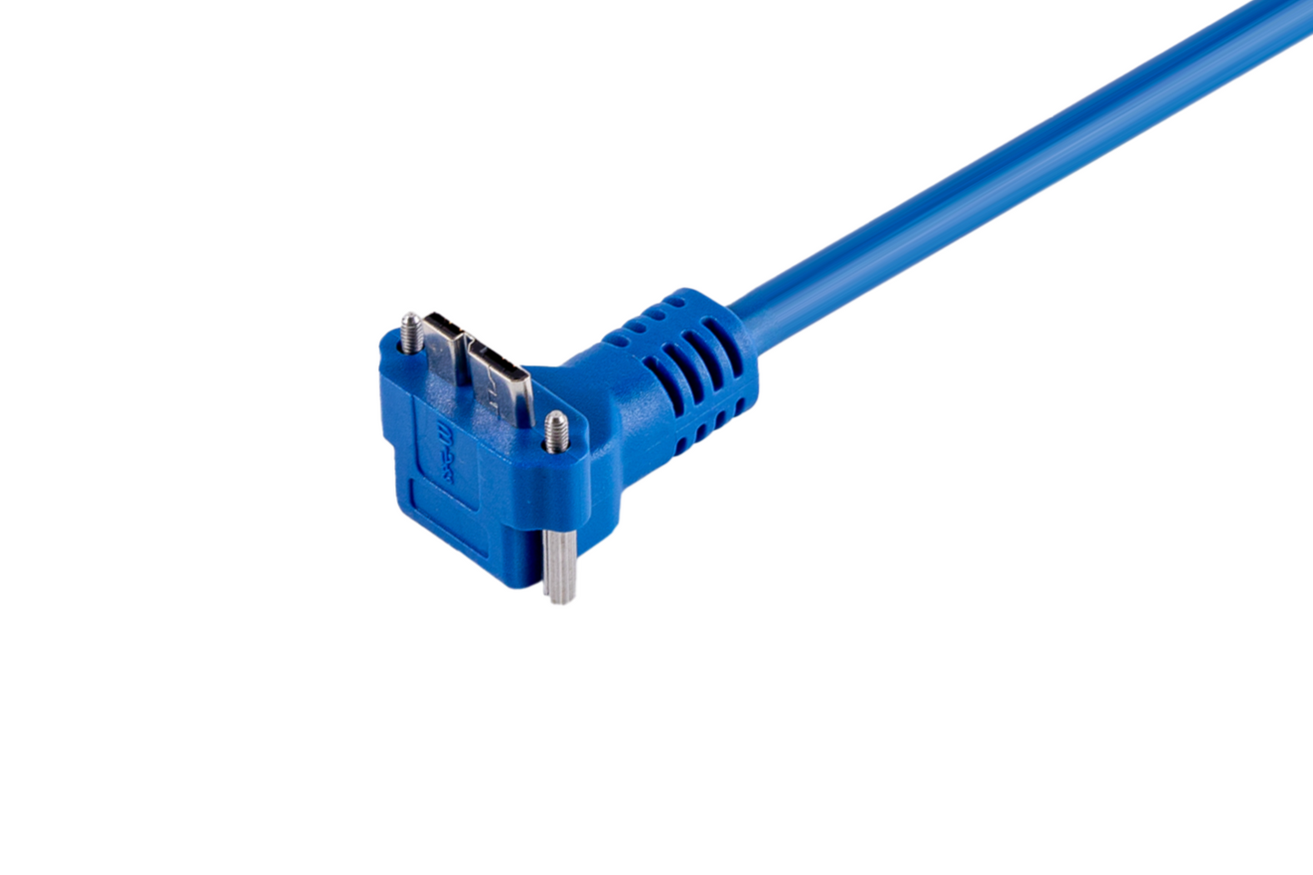 USB3.2 Type-A - Micro-B 上向きコネクタ(ネジロック付き)