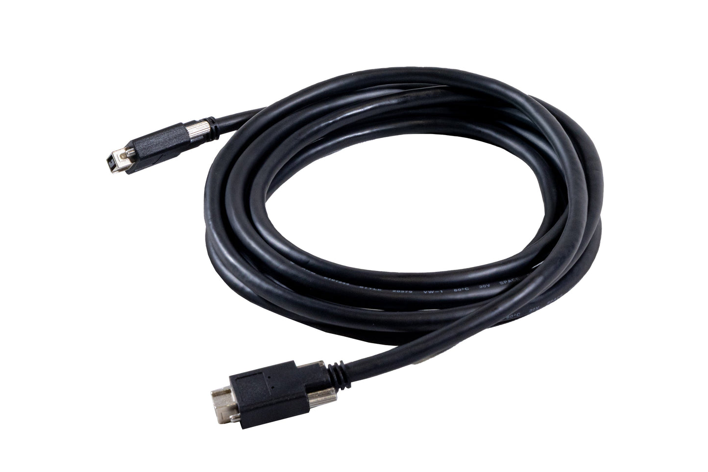 1394b/ 9Pin to 9Pin Betaプラグ(片側スクリューロック付き)