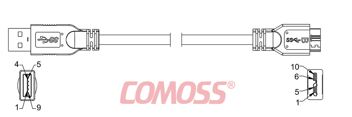 USB3C-A/1-C/1-_M-HF(Black,OD7.0)