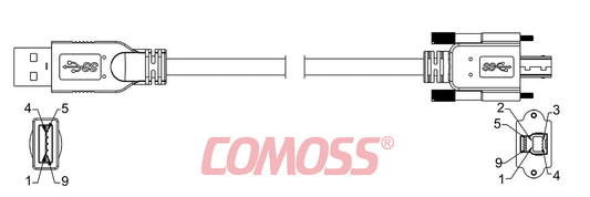 USB3C-A/1-BS/1-_M-HF(Black,OD7.0)