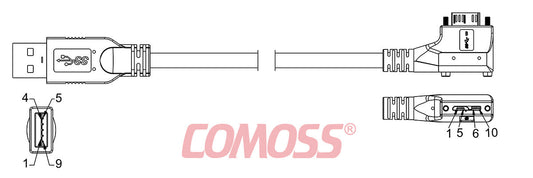 USB3C-A/1-CR2S/LA-_M-HF(Black,OD7.0)
