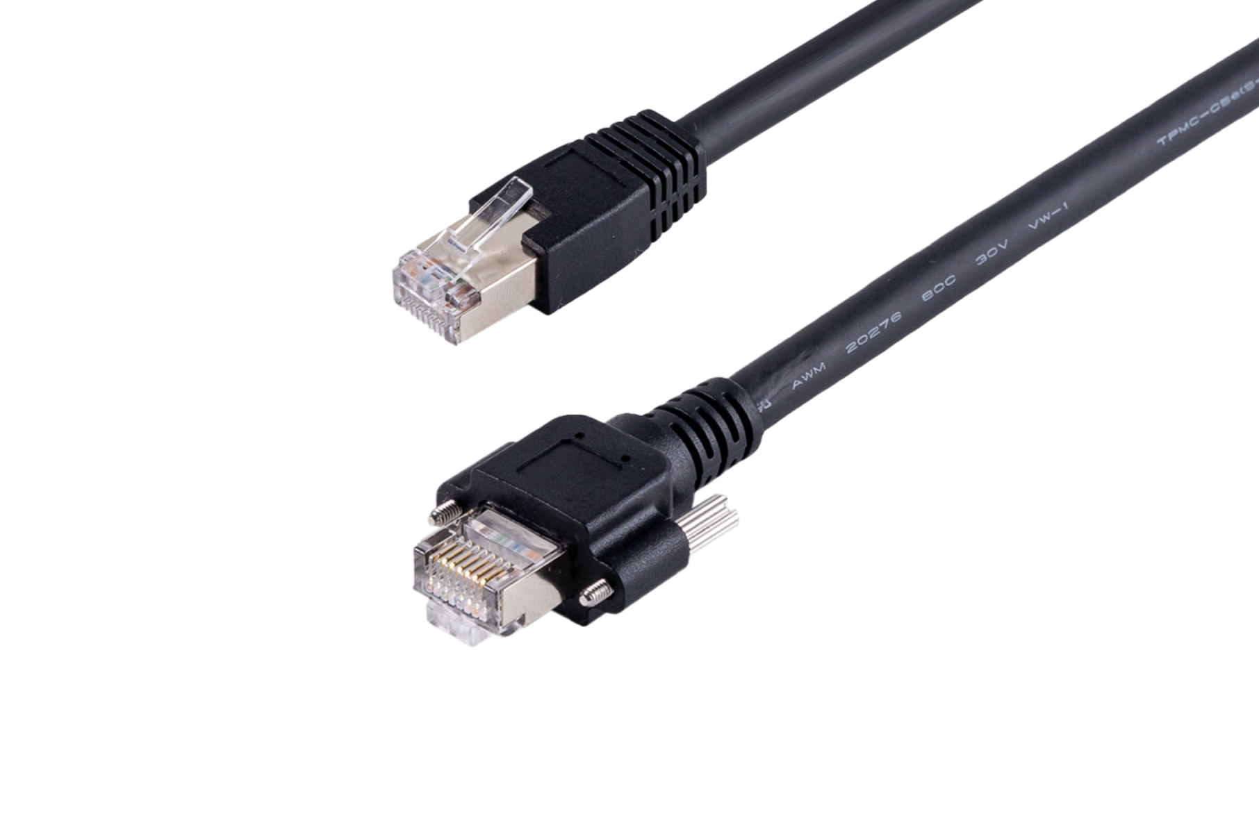 Cat.5e/RJ45 - RJ45ケーブル スクリューロック付 – COMOSS ELECTRONICS