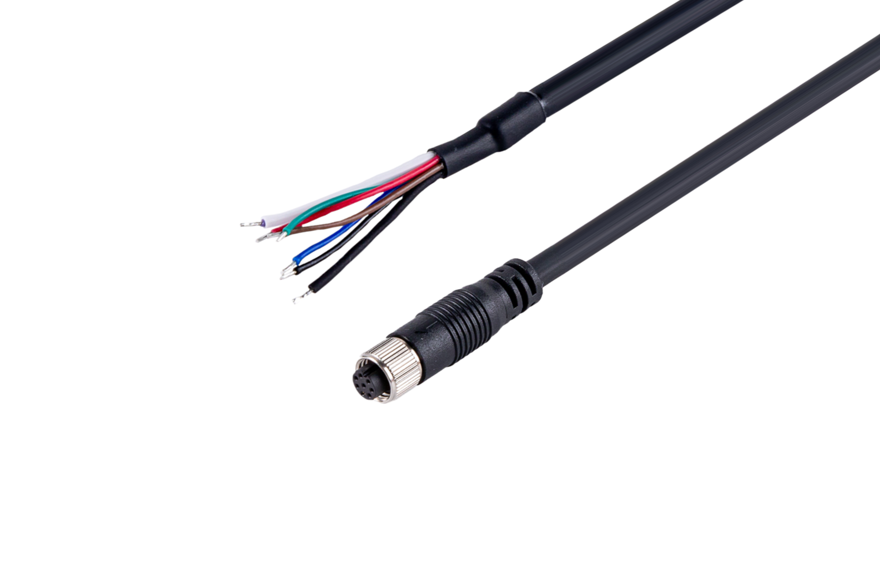 I/O cable High Flex/M8 A Code waterproof connector to open – COMOSS ...