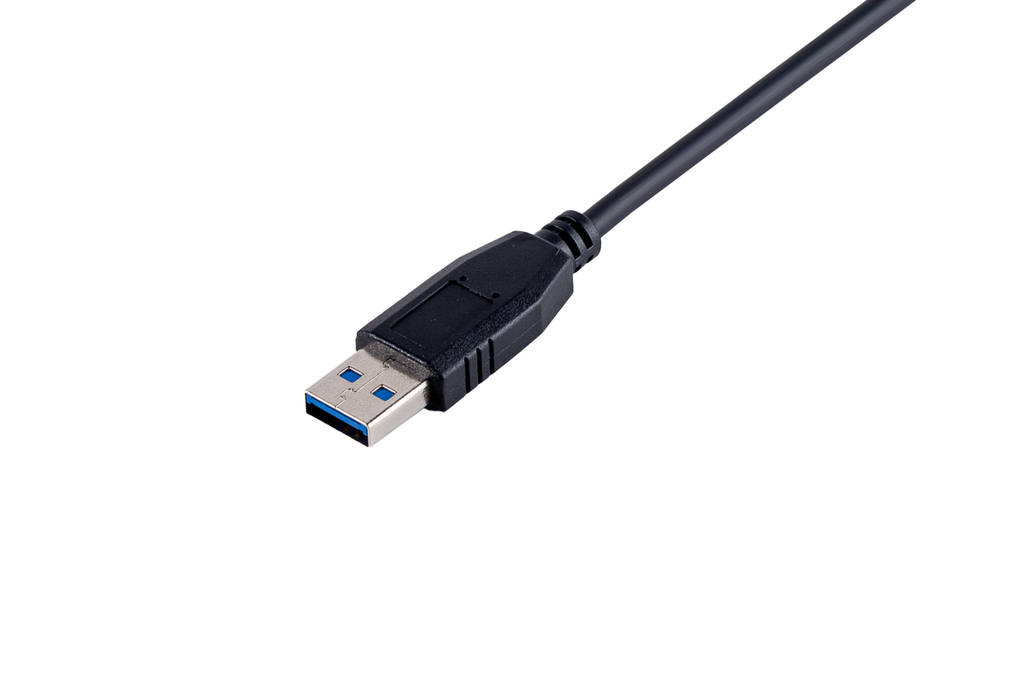 高屈曲USB3.2 ACC/Type A - Micro B ケーブル　スクリューロック付